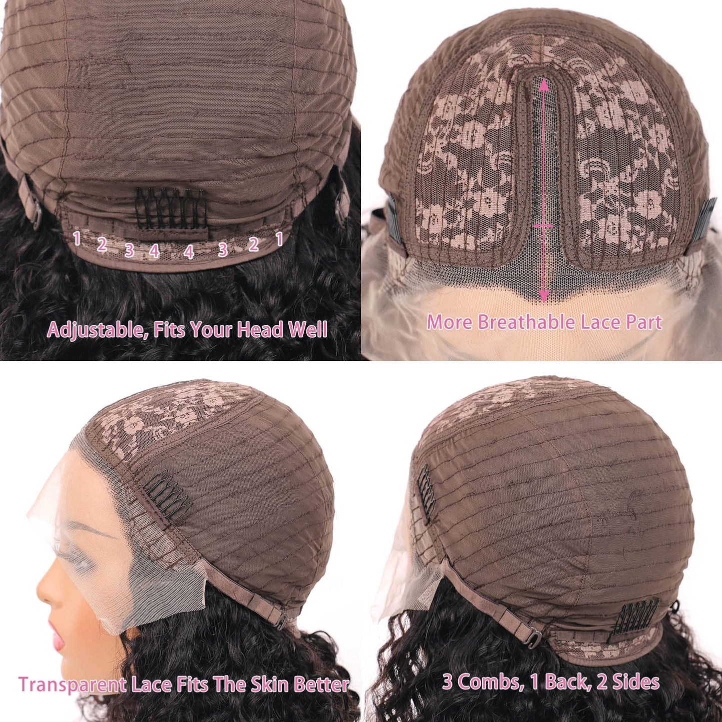 VIYAVIYA Bob Wig Human Hair Glueless Wigs 4X4 Straight Lace Front Glueless Wig 130% Density Short Straight Bob Wigs for Black Women 10 inch