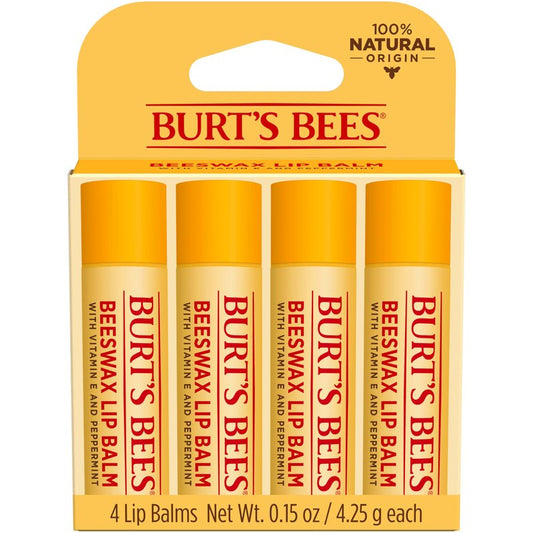 Burt's Bees 100% Natural Moisturizing Lip Balm (Original Beeswax)