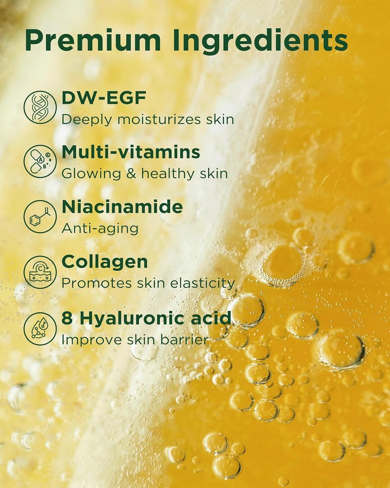 EASYDEW Multi Vita Ampoule Cleanser - Hypoallergenic Face Wash with EGF Peptide & Vitamins | 6.76 fl. oz.