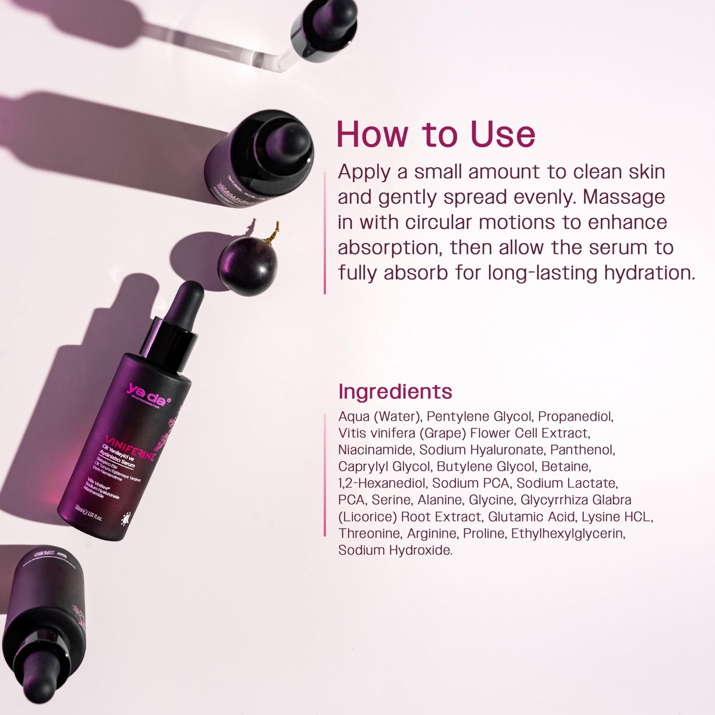 Dark Spot Remover for Face - Grape Extract Viniferine | Brightening Serum and Age Spot Remover | Clean Niacinamide Formula | Restores a Radiant Glow with Rejuvenating Hyperpigmentation Care | 1 Fl Oz