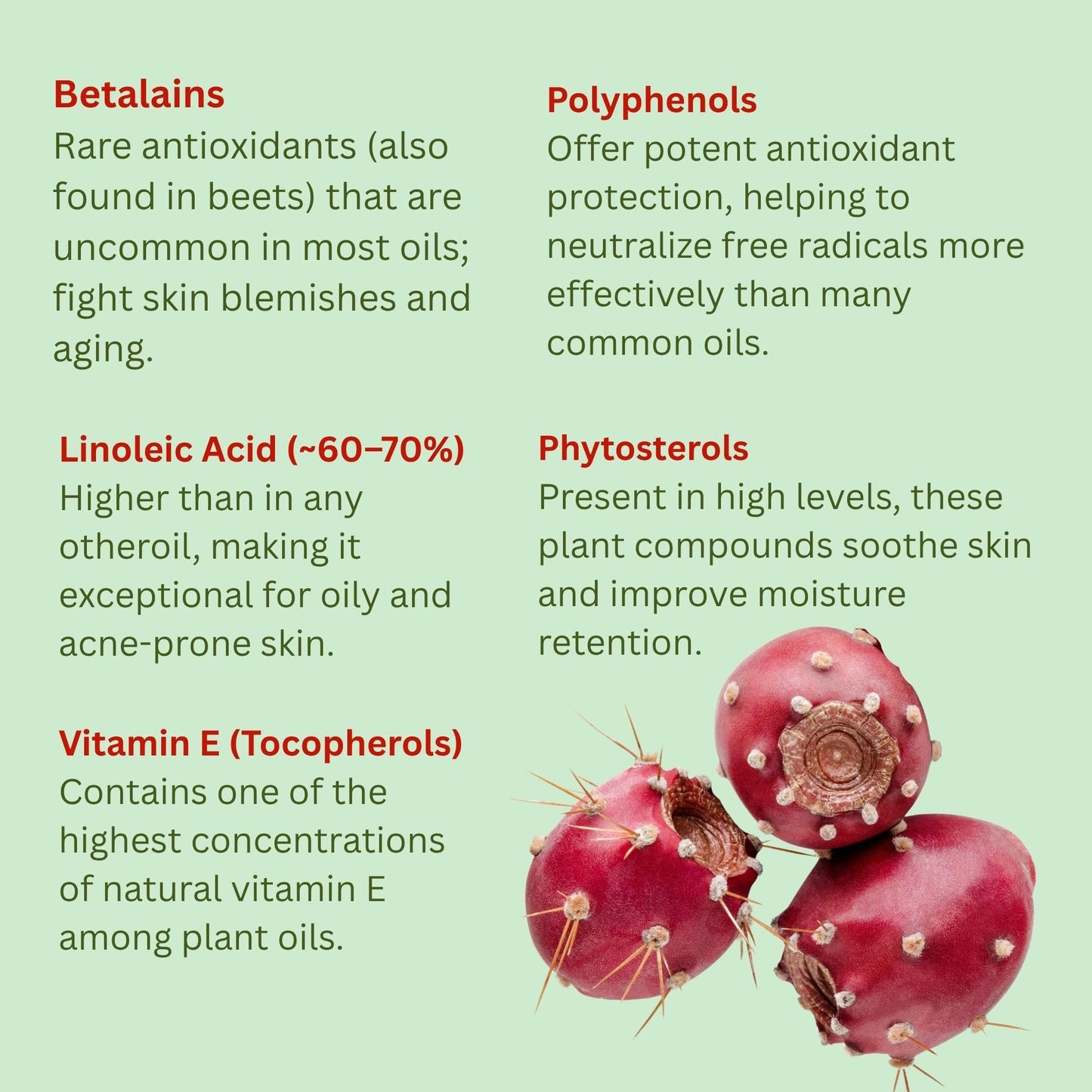 Prickly Pear Seed Oil Organic - Virgin (Cold Pressed, Unrefined) for hydrated skin, glowing mature skin. Nature’s Desert Secret for Radiant Skin and Hair 1 oz (30ml)