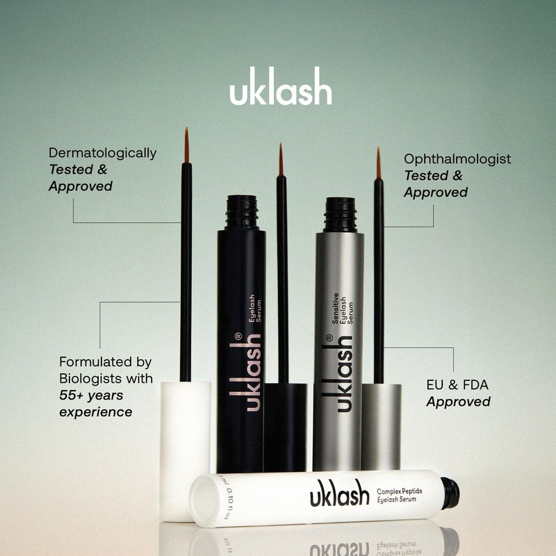 UKLASH Eyelash Growth Serum - #1 Rated Lash Serum for Longer, Fuller Lashes - Formula for Naturally Longer Lashes and Extensions - Vegan & Cruelty-free
