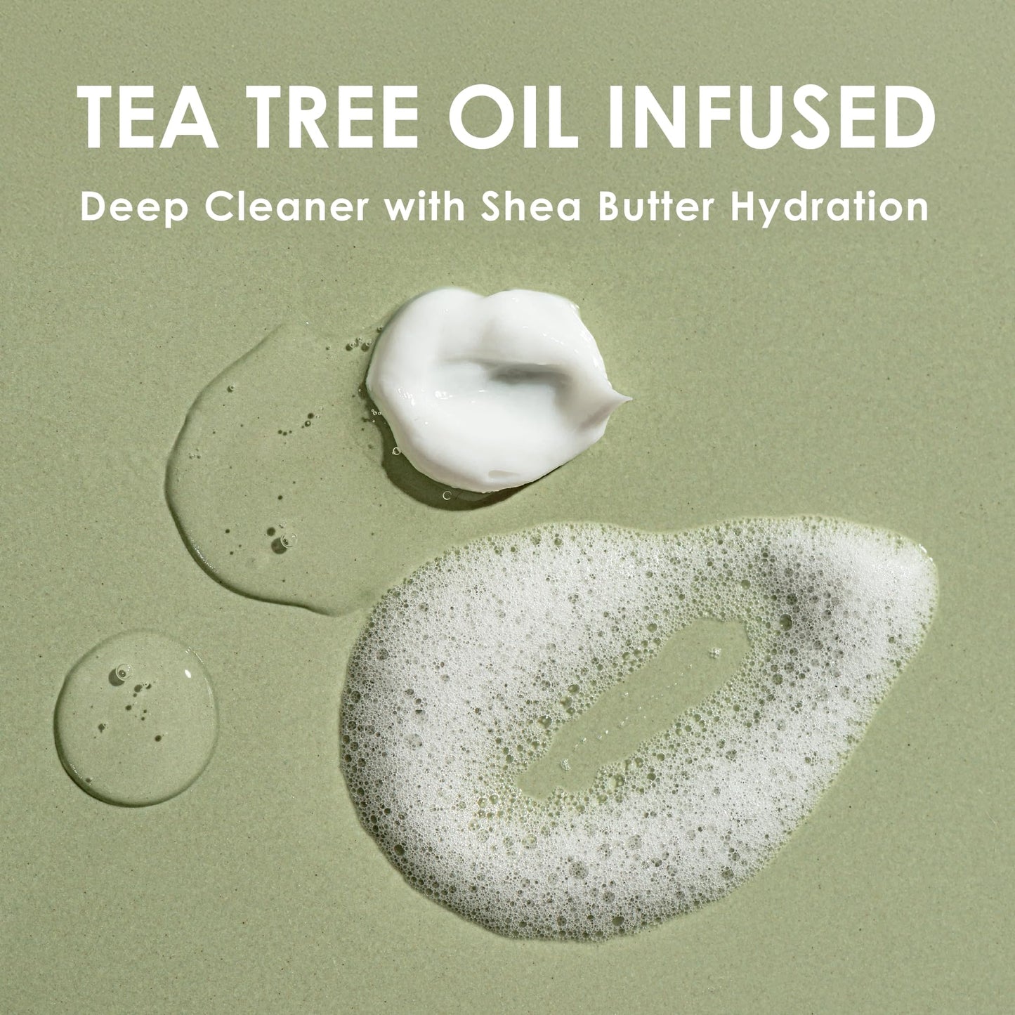EyeEco Advanced Tea Tree Eyelid and Facial Cleanser - 50mL - Non-Irritating Eyelash & Eyelid Cleanser Soothes Irritation with Tea Tree, Vitamin E and Shea Butter