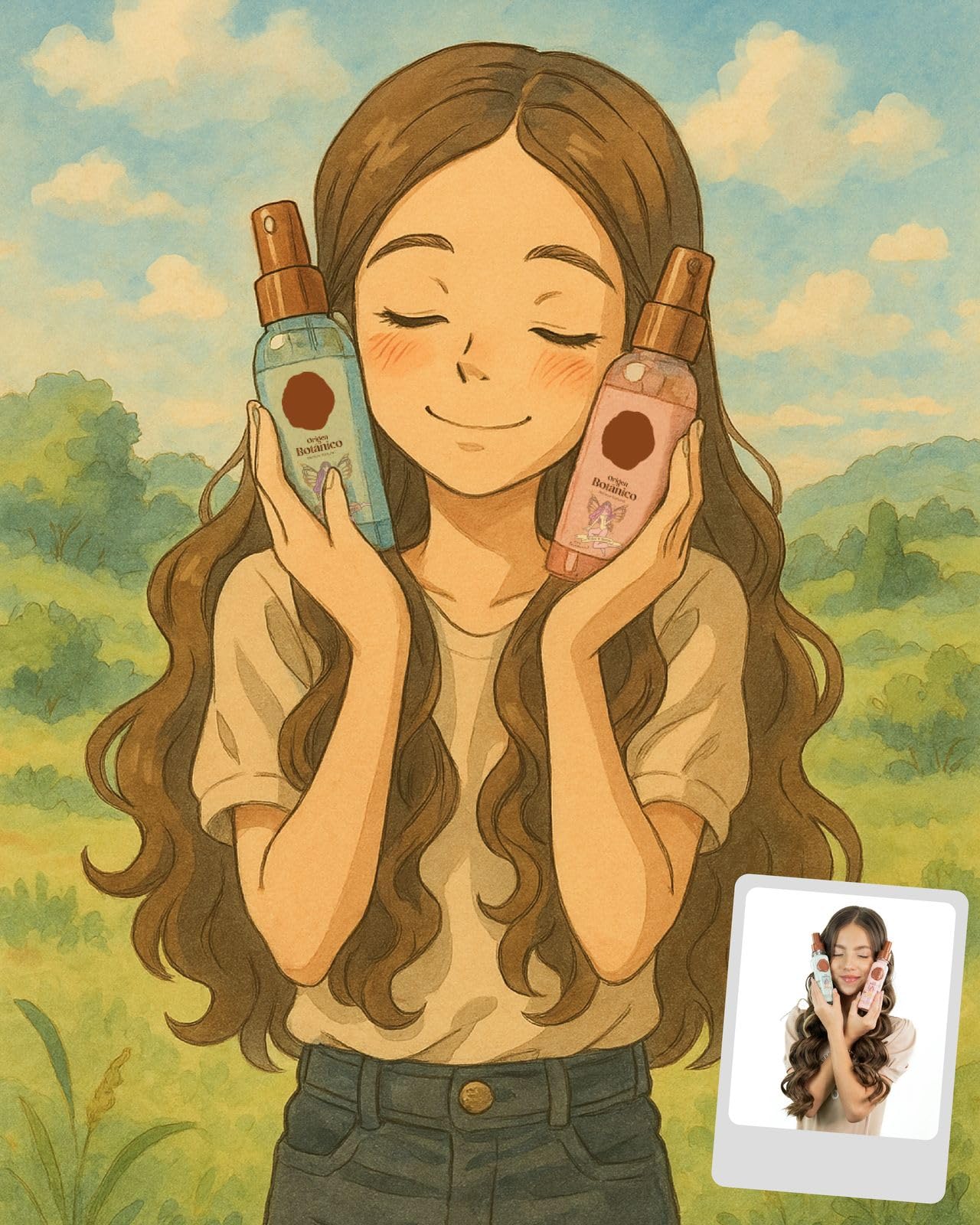 Hair Perfume - DUO Protector Termico para Cabello, Desenredante y Control Frizz Con Feromonas, Protección Solar - Ritual Seducción y Ritual Tentación Floral y Frutal 120ML - Leave in Conditioner Spray
