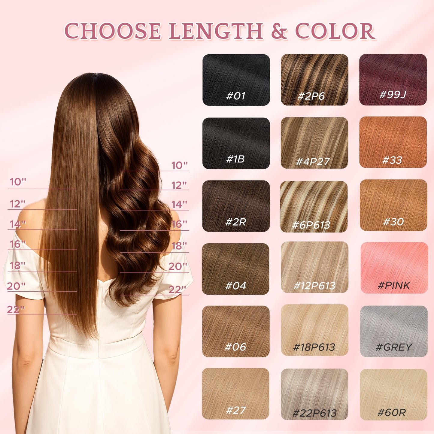 SEGO Single Clip In Hair Extensions Real Human Hair 6 Pcs Individual Clip Ins Remy Straight Soft Seamless Hairpieces for Women -14 Inch #02R Dark Brown