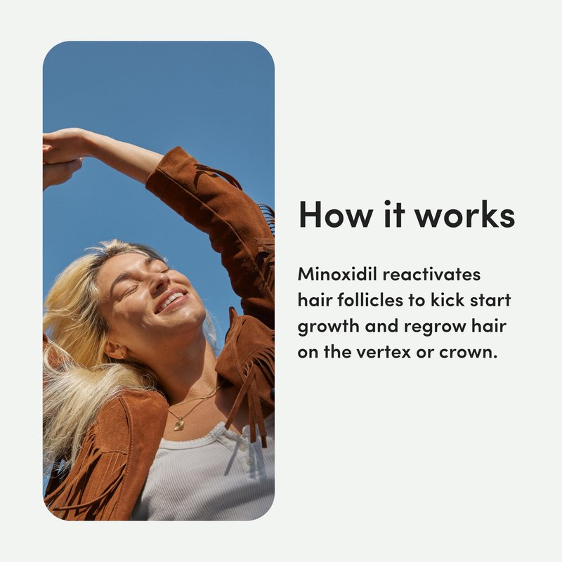 hers Topical Minoxidil Foam, 5% - Extra Strength Hair Growth Treatment for Women - Clinically Proven to Reduce Hair Loss in 3-6 Months - Unscented