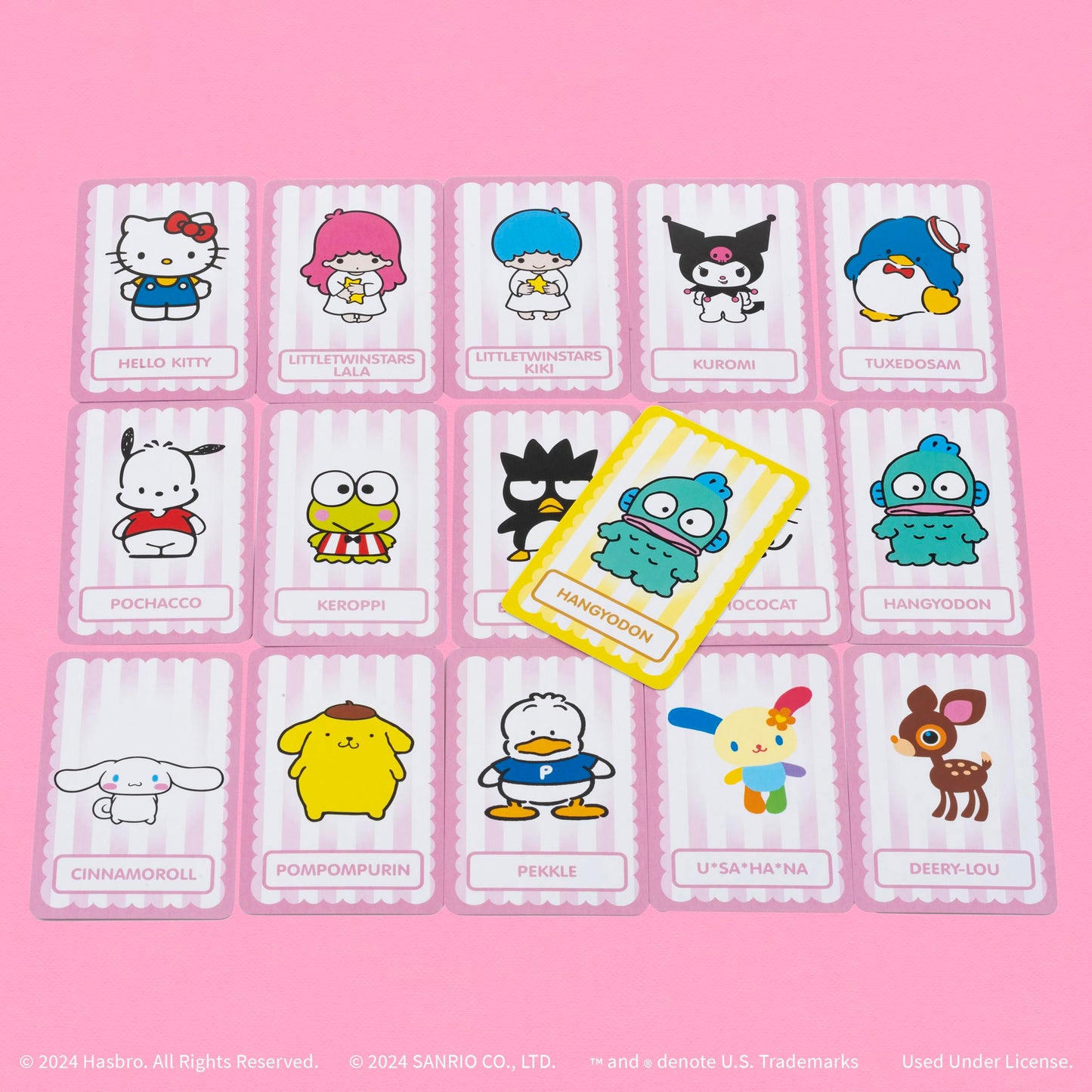 Guess WHO? Card Game: Hello Kitty and Friends, Featuring 20 Characters, My Melody, Kuromi, Badtz-Maru and More, Family Friendly Deduction Game, Officially Licensed Merchandise & Collectible