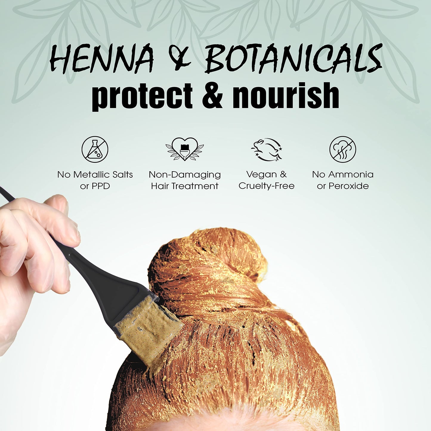 Light Mountain Henna Hair Color & Conditioner - Light Red Hair Dye for Men/Women, Organic Henna Leaf Powder and Botanicals, Chemical-Free, Semi-Permanent Hair Color, 16 Oz