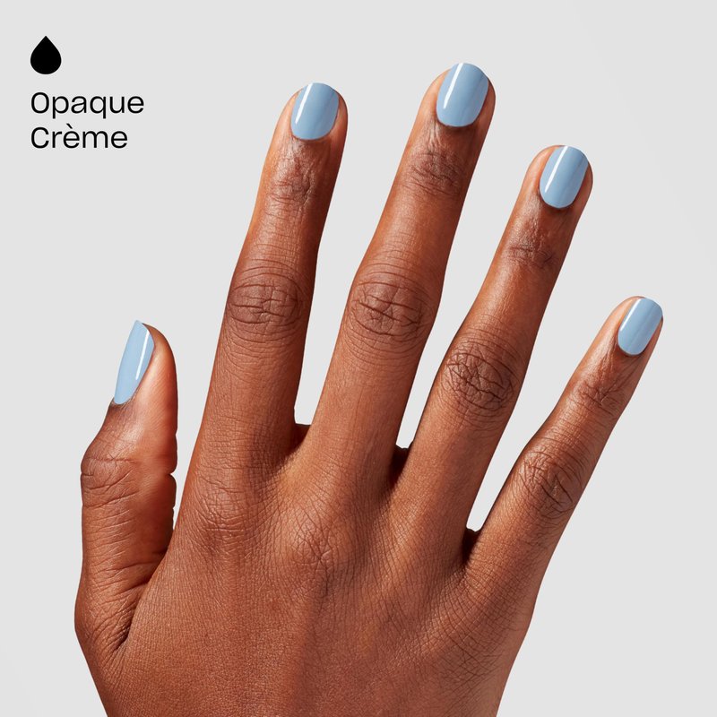 OPI GelColor Baggy Jean Baby | Opaque Cool Blue Gray Crème LED Cure Gel Nail Polish | Salon-Quality Shine, Long-Lasting Wear | 0.5 Fl Oz | What's Your Mani-tude | Fall 2025
