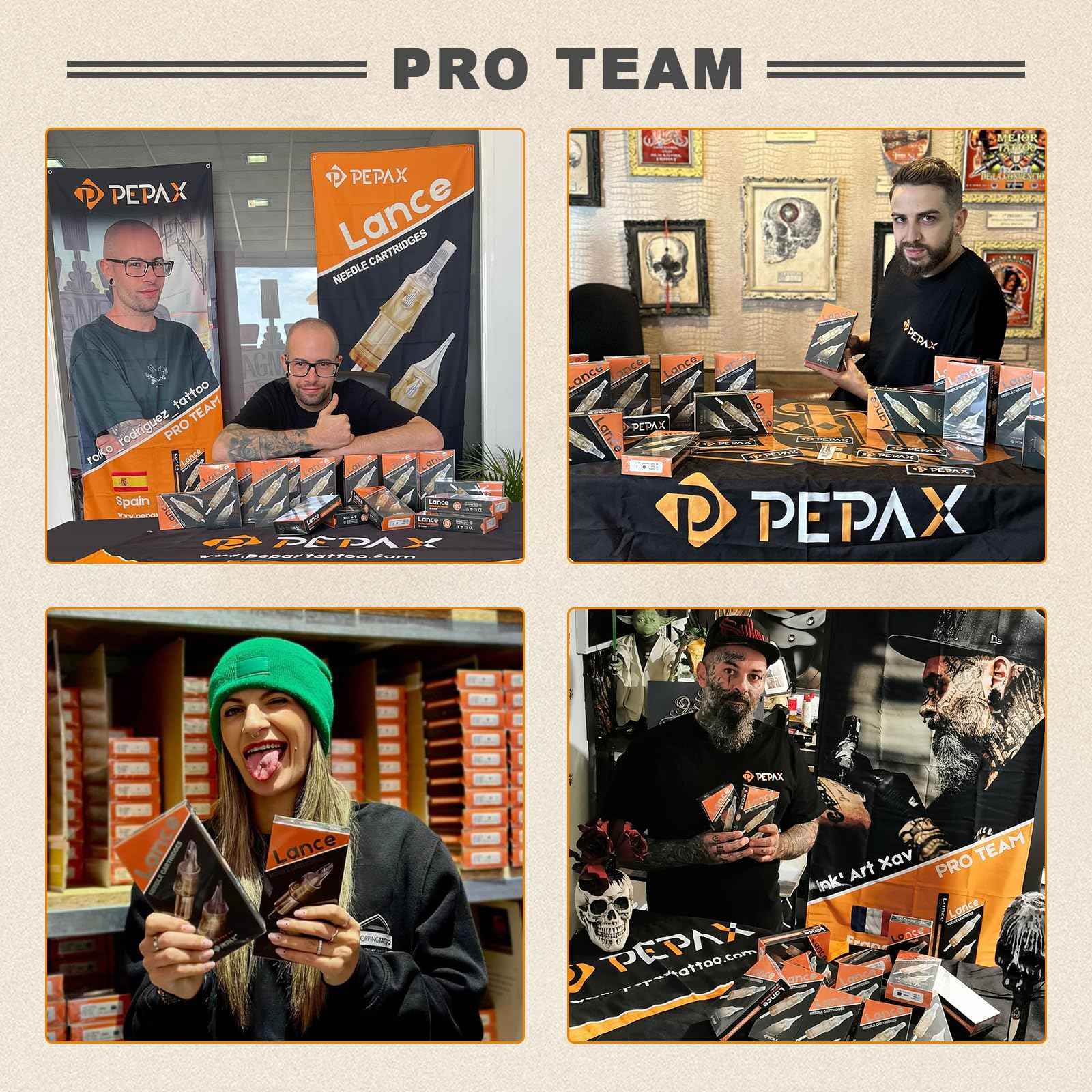 PEPAX Lance Tattoo Needles Cartridge 1003RLL - 20Pcs Tattoo Cartridge Needles #10 Standard 3 Round Liner Tattoo Cartridges Diameter 0.30mm Long Taper 5.0mm Safety Membrane Permanent Makeup Machine