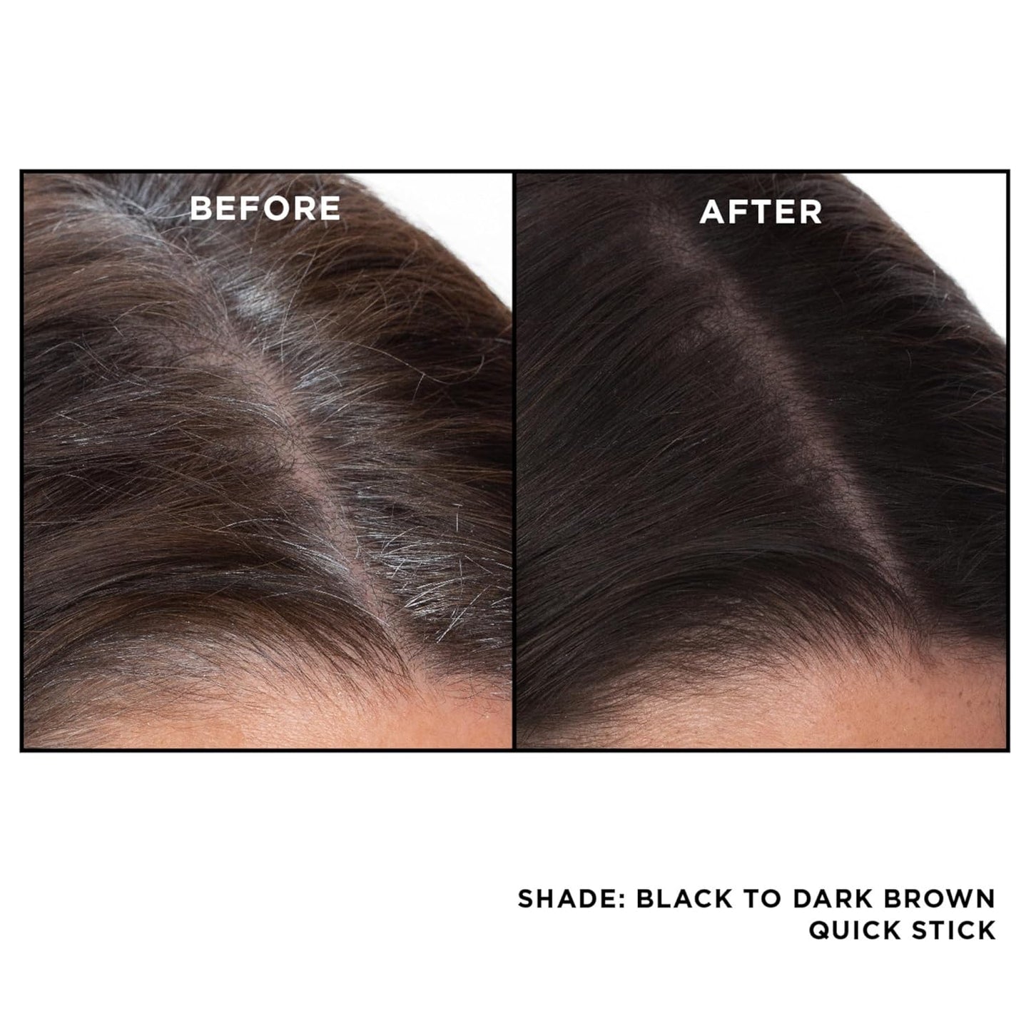 Gray Away Root Touchup Stick - Black/Dark Brown, 0.1 Oz | Instant Hair Color Solution
