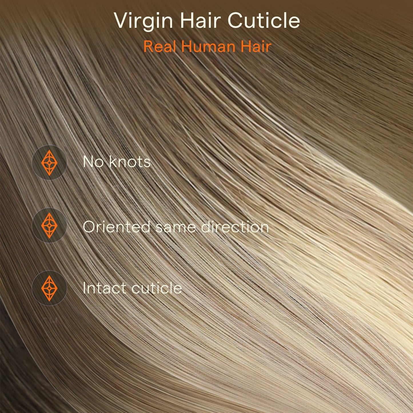 Full Shine Invisible Tape in Hair Extensions, 4/7/80 Balayage Chocolate Brown and Smoky Mushroom Brown, 14 Inch 20G 10 Pcs, Injected Tape ins with Intact Cuticles, Virgin Human Hair, Seamless Blend