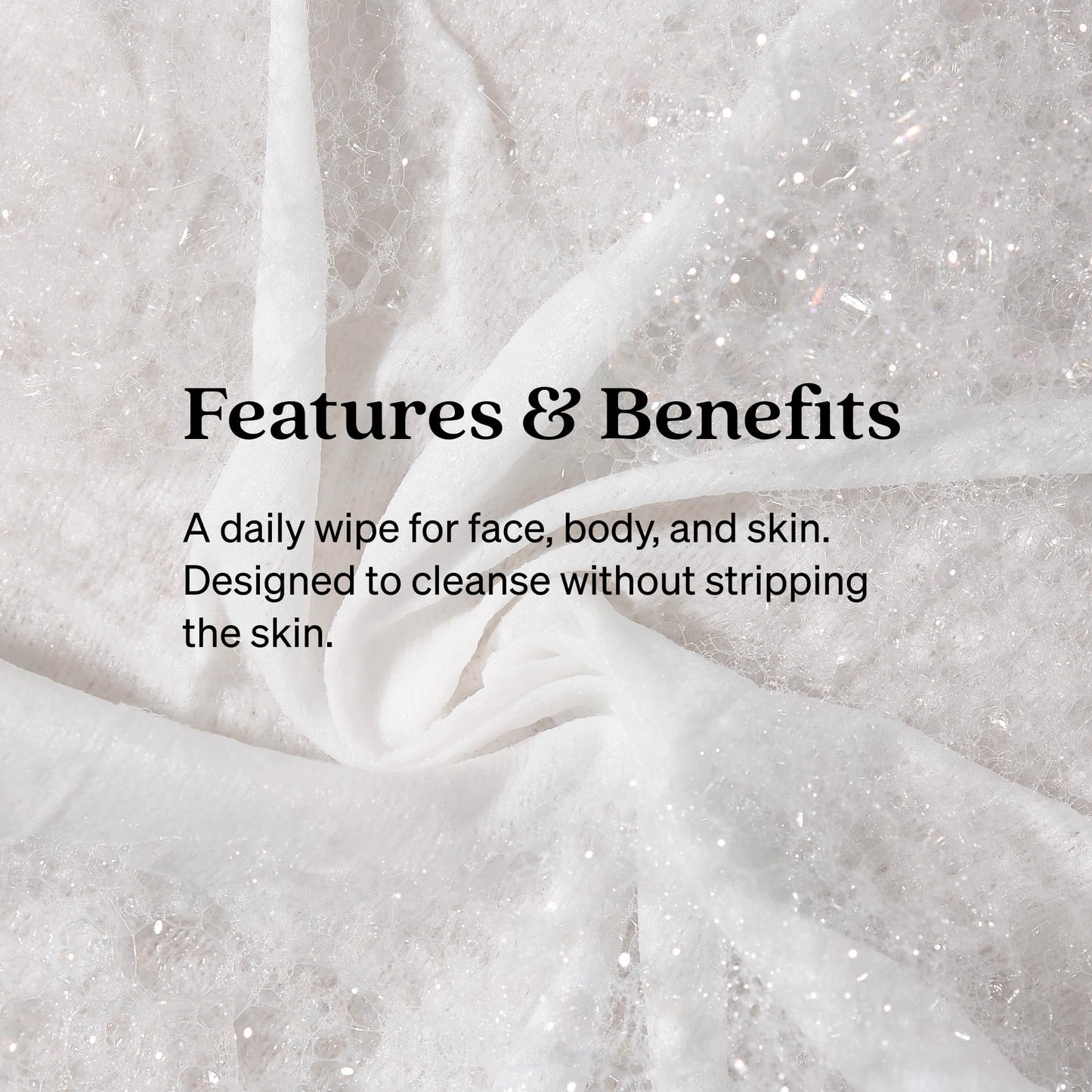 Loved01 Face & Body Cleansing Wipes, John Legend Skincare, Oil Free, No Rinse, Green Tea Extract, Blemish Prone Skin, Lavender Scent, On the Go, Vegan & Cruelty-Free, 24 Wipes