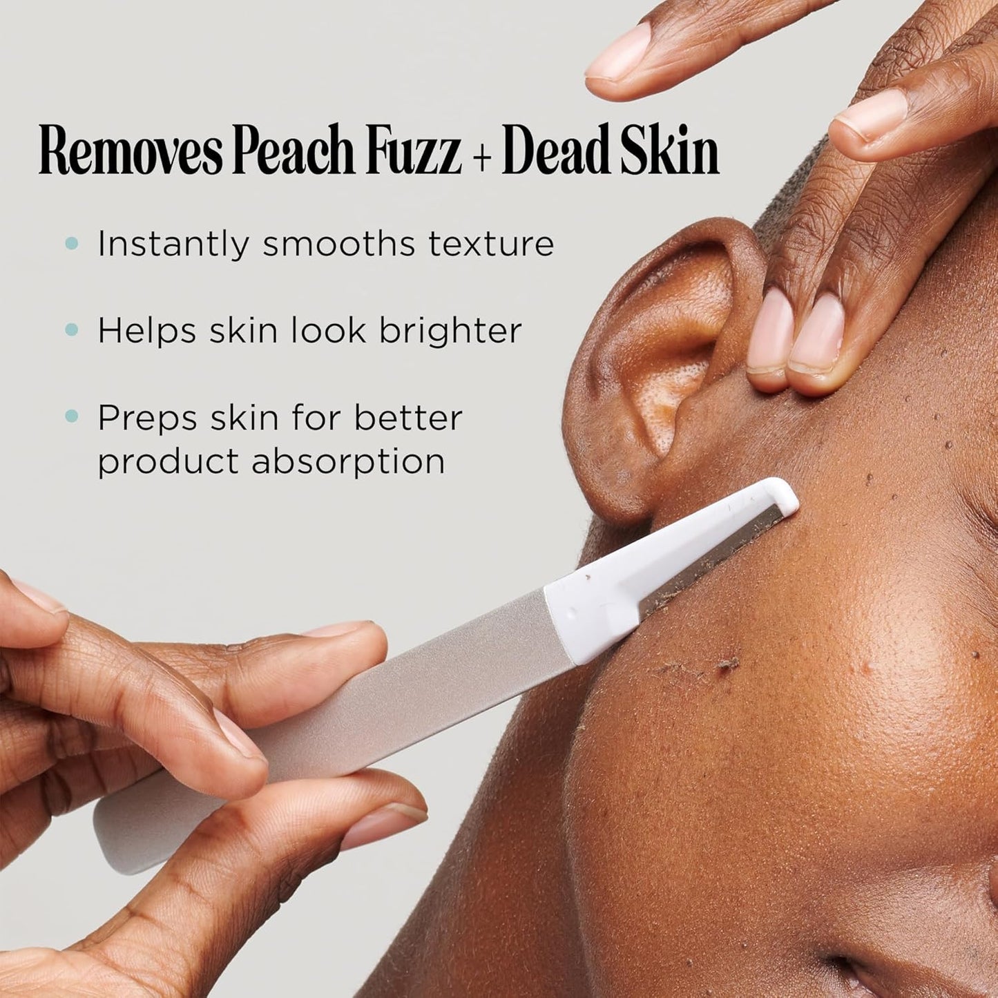 Professional Dermaplaning Tool - Precision Exfoliation for Smooth Skin | Refillable Blades & Aluminum Handle