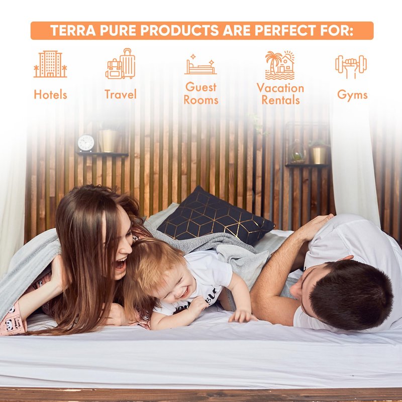 Terra Pure Wild Citrus Gallon Hand & Body Wash – Refill Jug for Hotels, Vacation Rentals, Guest Homes, Spas, Gyms | Bulk Liquid Soap Toiletries | No Color Added | For Sensitive Skin & Daily Use