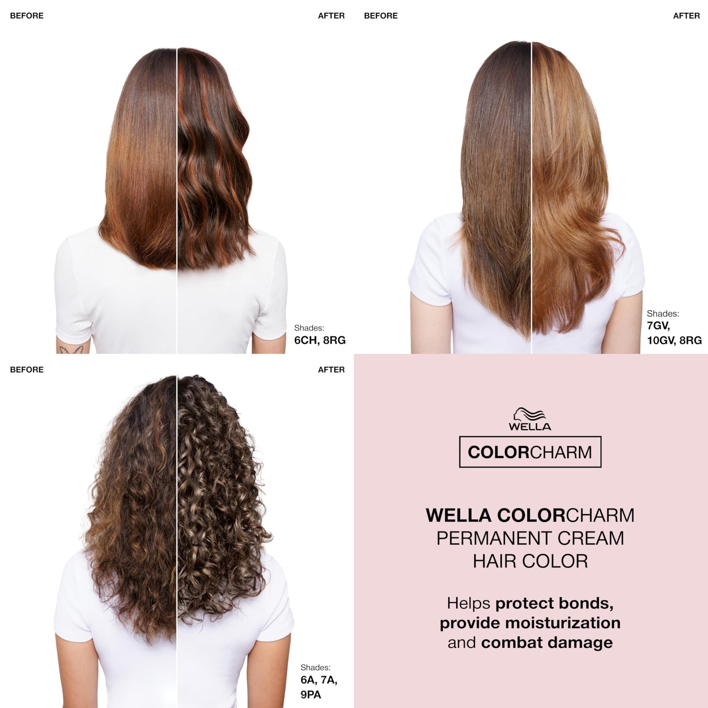 COLORCHARM Permanent Cream Hair Color, 7W Caramel, 2 oz.