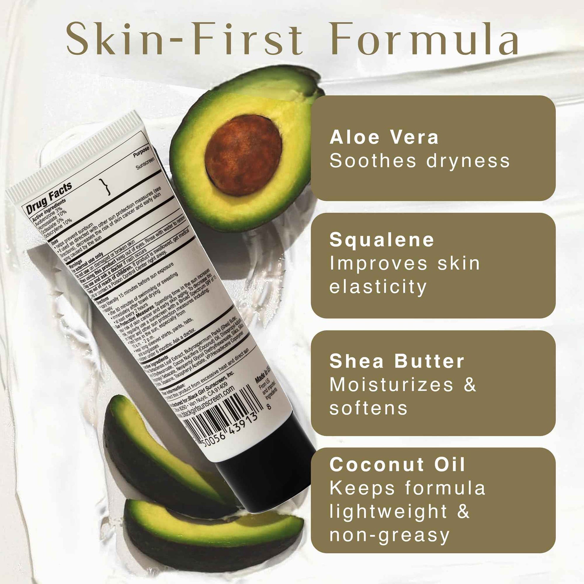 BLACK GIRL SUNSCREEN Make It Matte SPF 45 - Clear Face Sunscreen - No White Residue, Broad Spectrum, Matte Finish, Vegan (Ships with Black or Gold Cap)