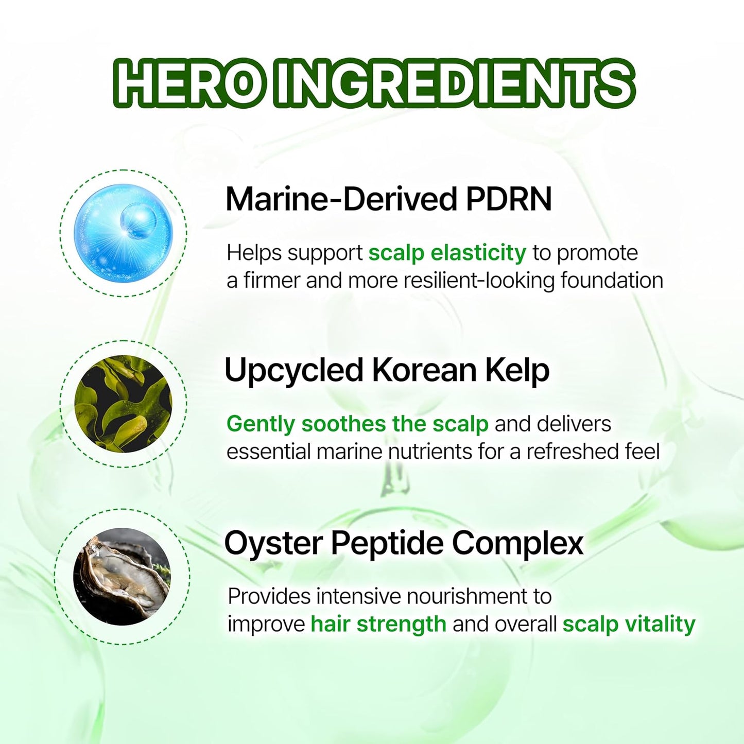 Algae Therapy Seaweed Shampoo for Thinning Hair - Marine PDRN & Biotin | Hair Thickening & Scalp Strengthening | 16.9 Fl Oz