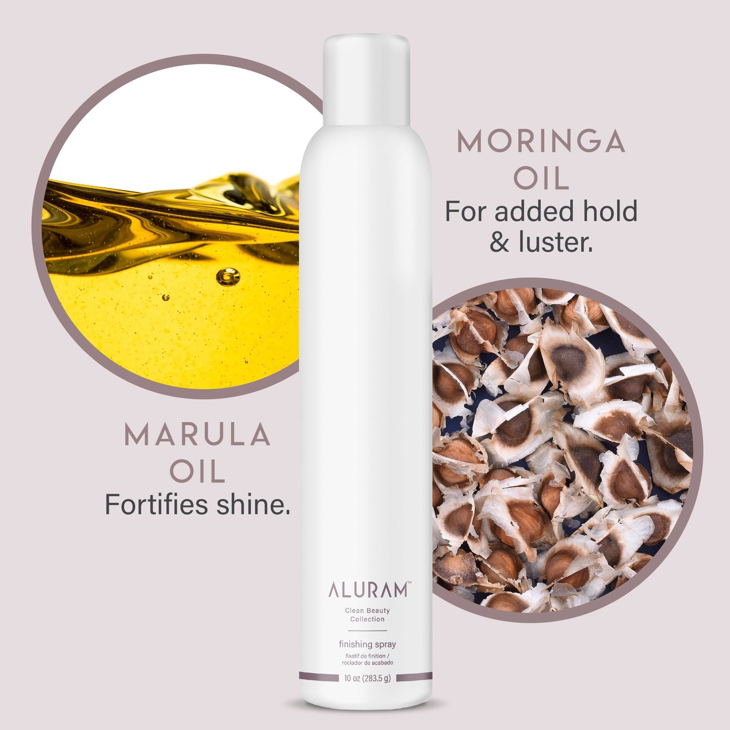 ALURAM Finishing Spray, Long-Lasting Hold, Humidity Resistance for All Hair Types, 10 Fl Oz
