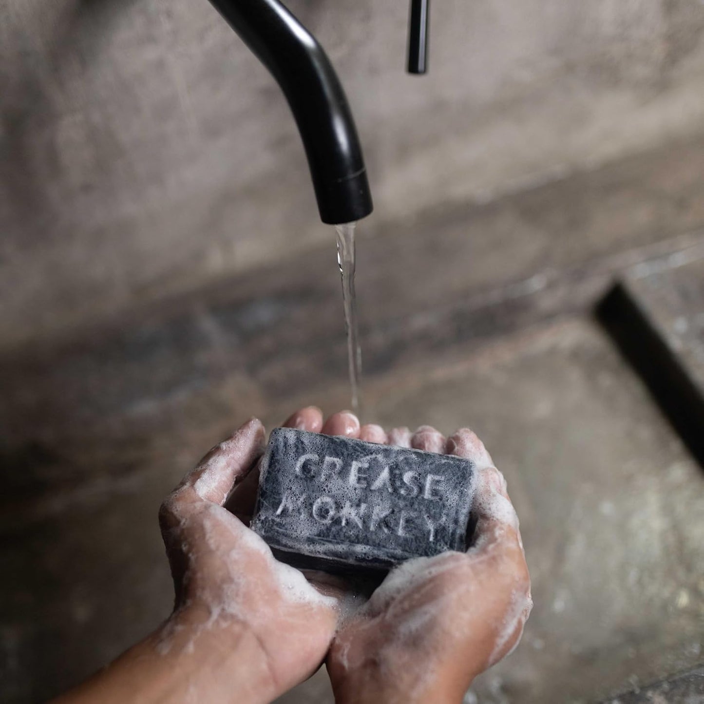 Bali Soap - Natural Bar Soap for Men | Activated Charcoal Exfoliating Scrub, Sandalwood & Peppermint Scent, 2-Pack 7oz