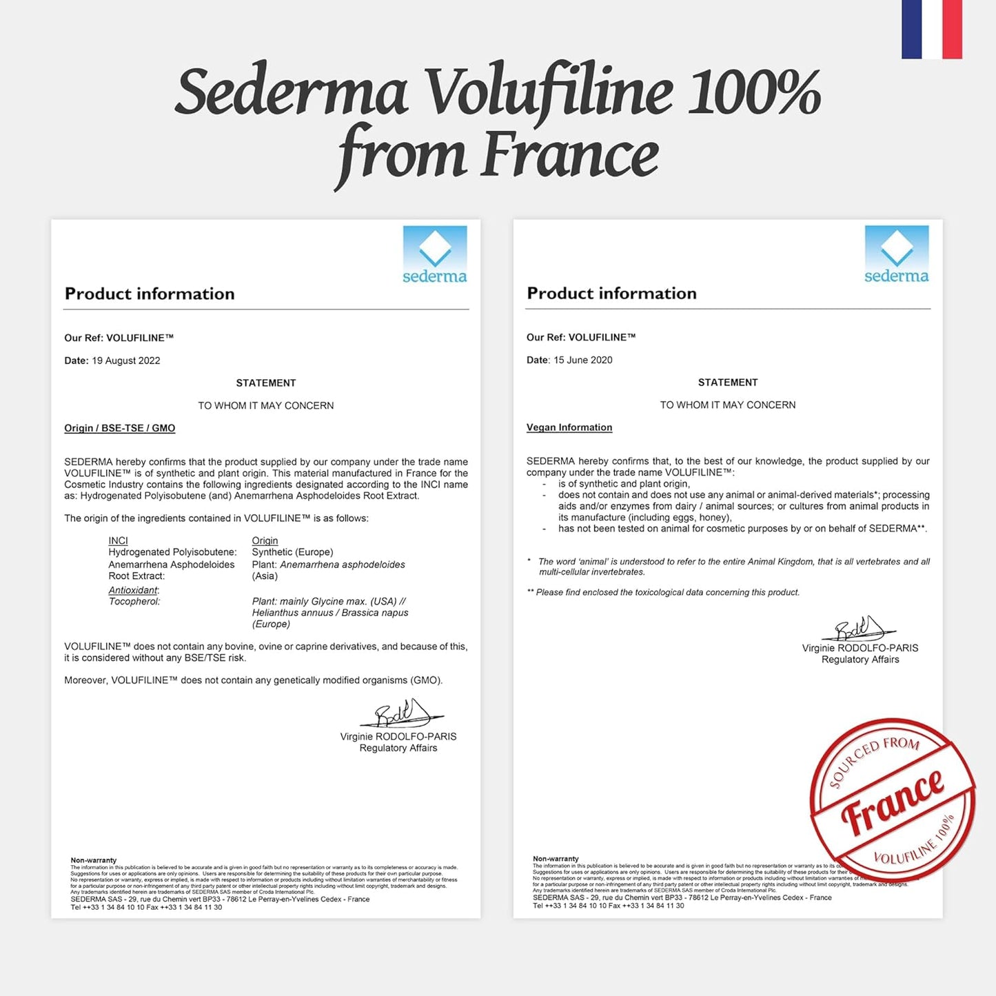 Volufiline Face Serum - 100% Pure Cosmetic Grade Skincare | Improves Fine Lines & Elasticity - 12.5ml