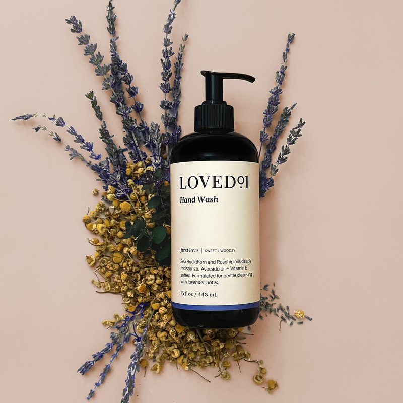 Loved01 Hand Wash, John Legend Skincare, Liquid Hand Soap, Gentle & Hydrating, Cruelty-Free, Oprah's Favorite Things, Formulated with Nourishing Oils, First Love Lavender Scent, 2-Pack 15 oz each