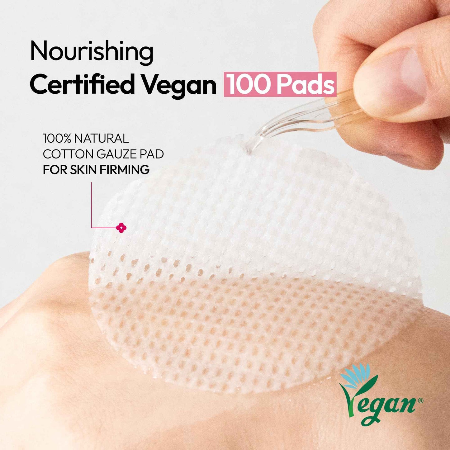 FreeGo Deep Collagen Daily Nourishing Pad (100 Pads), K-Beauty Facial Toner Pads for Dull and Coarse Skin, Instant Bouncy Skin Firming