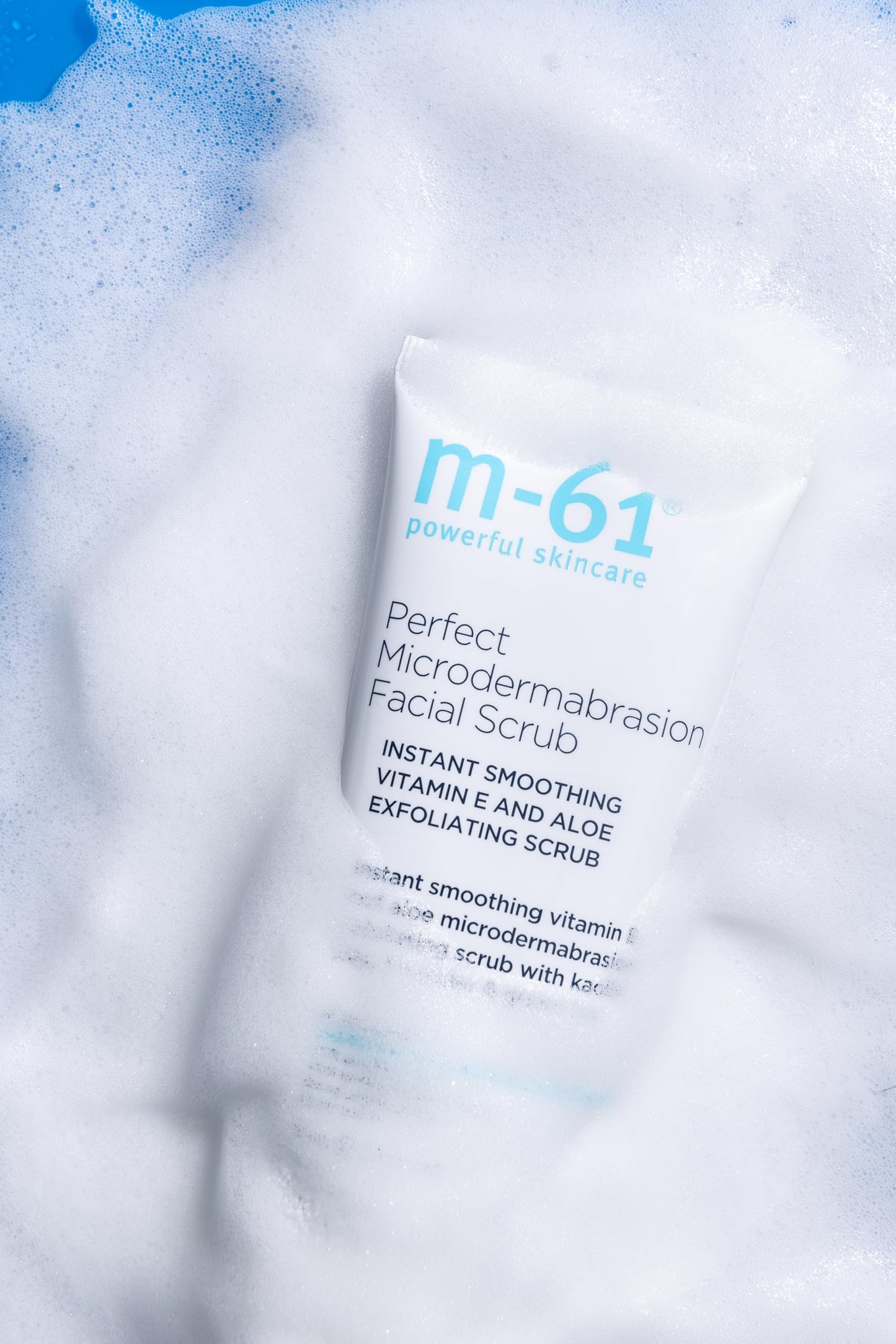 m-61 Perfect Microdermabrasion Facial Scrub - Smoothing, Exfoliating Face Scrub with Vitamin E, Kaolin Clay, Aloe | For All Skin Types | Derm & Allergy Tested | Made in USA - 2.5 Fl Oz