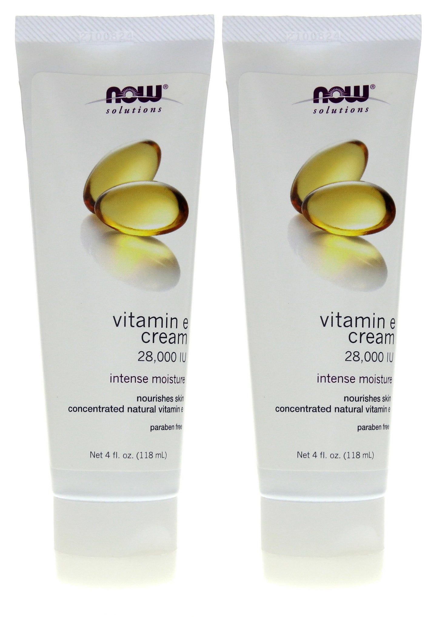NOW Foods Vitamin E Cream 28,000 IU - 4 oz. (Two Pack)