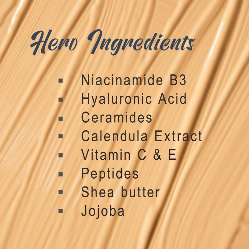 Face Sunscreen For Women - Tinted Sunscreen for face - Face Moisturizer With SPF 50 -Travel Toiletries. 50 ml