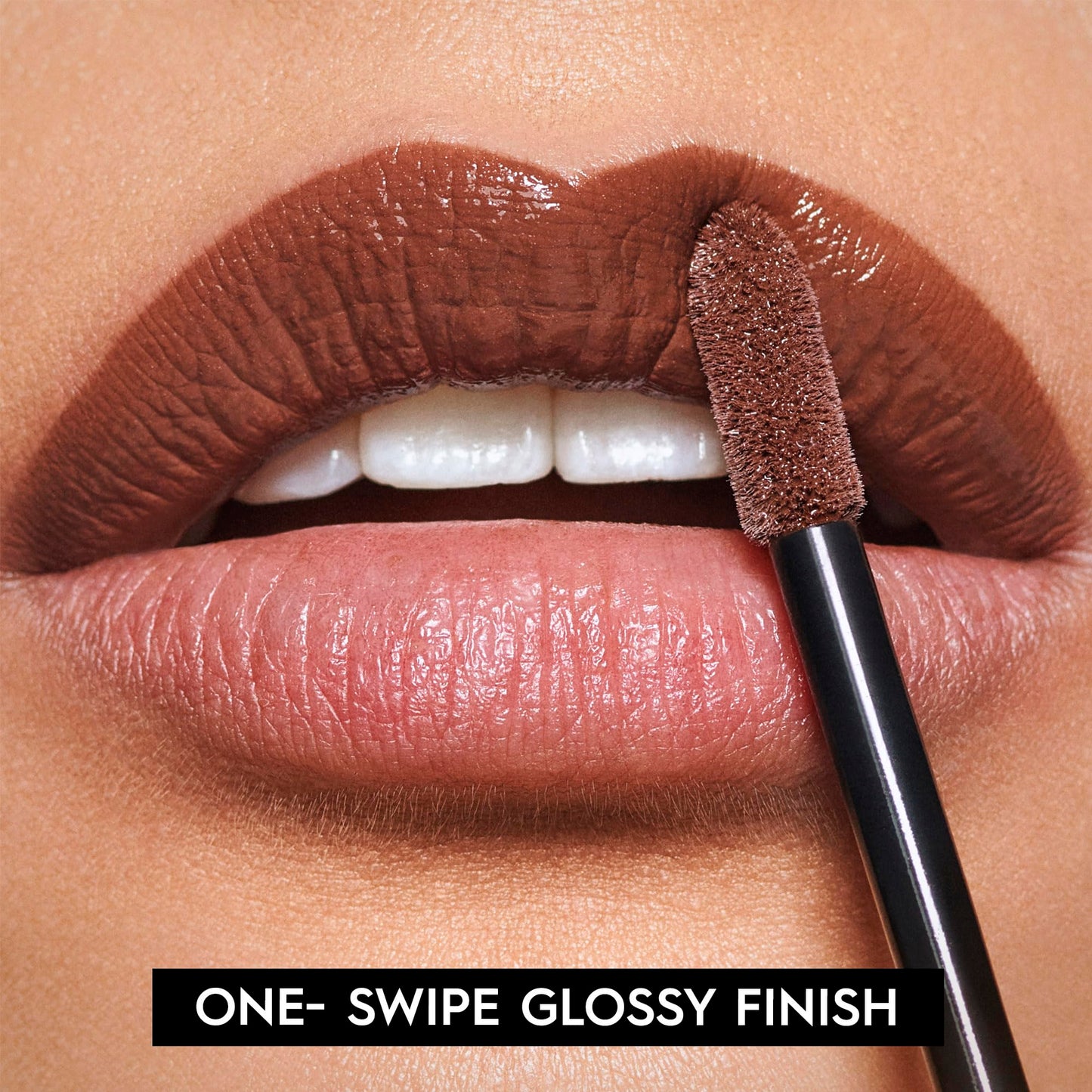 Urban Decay Vice Lip Bond Glossy Longwear Liquid Lipstick (Law of Attraction - Toffee Nude), Transfer-proof, Smudge-proof, Up to 16HR Wear, Vegan, Cruelty-free - 0.14 fl oz