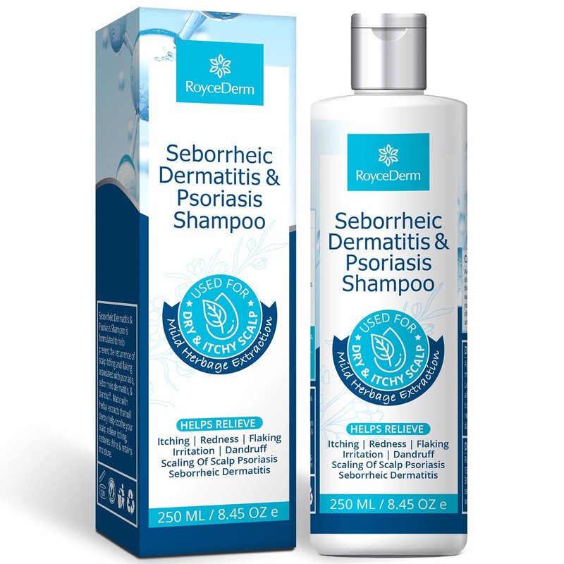Roycederm Psoriasis Shampoo & Conditioner Bundle - Dry, Itchy Scalp Relief | Scalp Care Set