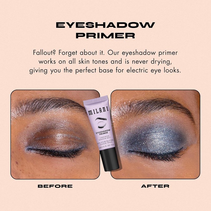 Milani Lash Extensions Tubing Mascara - Length & Lift | Stay Put Infinite Eyeliner & Eyeshadow Primer