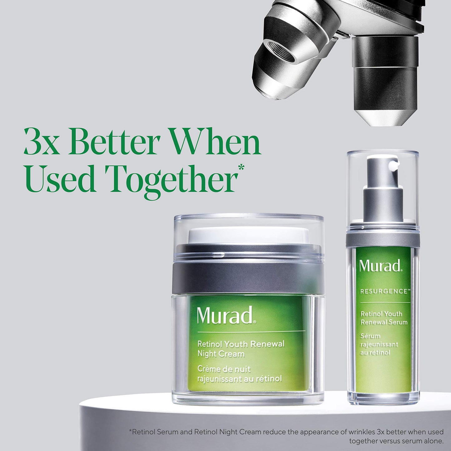 Murad Retinol Youth Renewal Serum - Rapid-Action Retinol Treatment for Face and Neck - Visibly Reduces Lines and Wrinkles, Firms and Smooths Skin, Nightly Use Formula - 0.33 Fl Oz