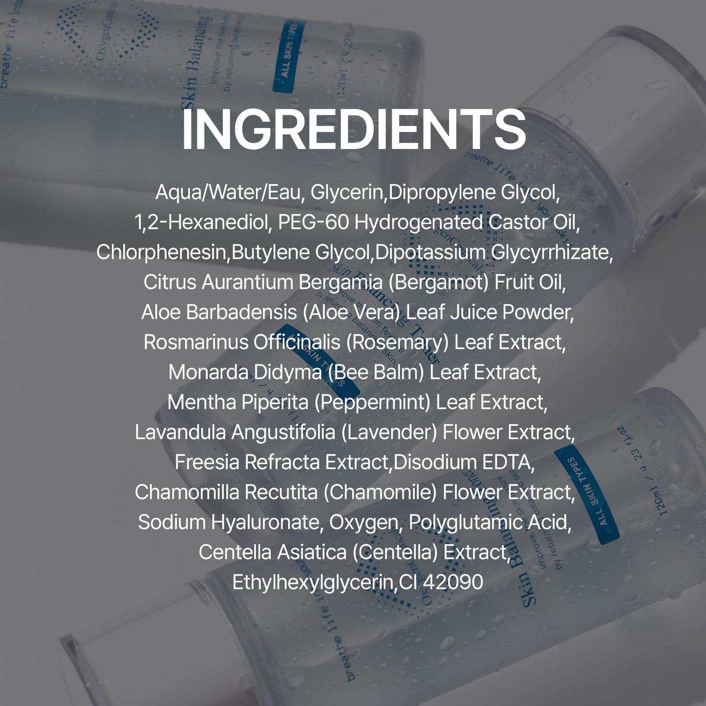 OxygenCeuticals Skin Balancing Toner – Hydrating & pH Balancing Facial Toner with Centella, Lavender & Freesia Extracts, Improves Skin Texture for Oily & Combination Skin. 4.23 fl.oz (120ml)