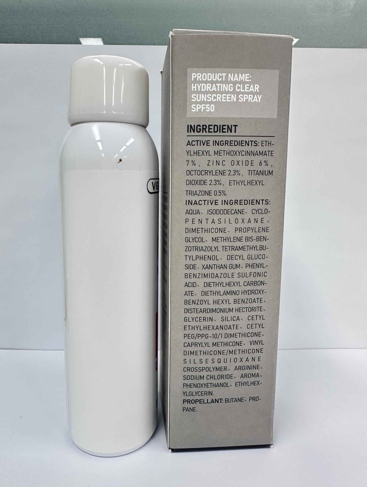 Sunscreen Spray SPF 50+ for Face & Body, Reef Safe Sunscreen Spray, Broad Spectrum UVA/UVB Sunblock, Oxybenzone-Free, Non-Comedogenic, Oil-Free, Water Resistant, 5.07oz Travel Size (2 pack)