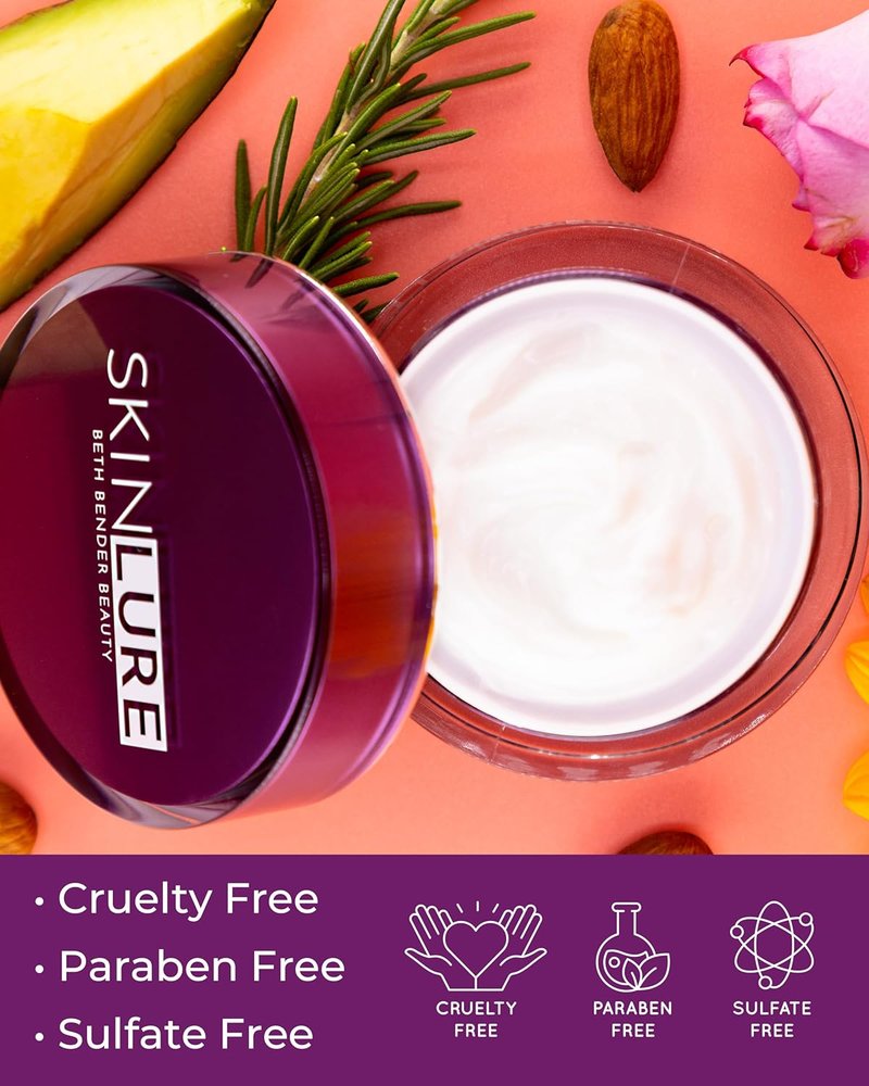 SKINLURE Hydrating Face Moisturizer - Vitamin C & Hyaluronic Acid for Anti-Aging | Nourishing Formula for Dry, Sensitive Skin