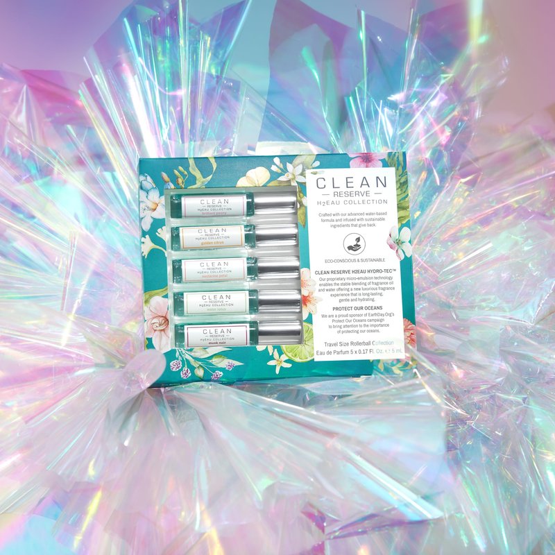 CLEAN H2EAU Fragrance Travel Rollerball Set