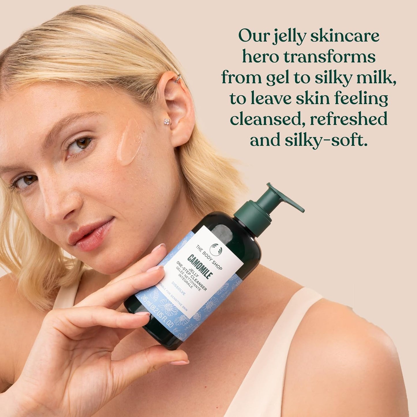 Camomile Jelly Cleanser - Gentle One-Step Cleanser for Sensitive Skin | 8.2 Fl Oz