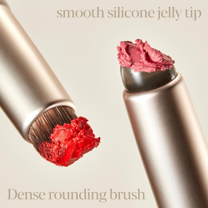 Espoir Dual Smudging Lip Brush | Soft Bristles Brush and Gentle Silicone Tips | Compact and Versatile for Matte and Glossy Lip Products