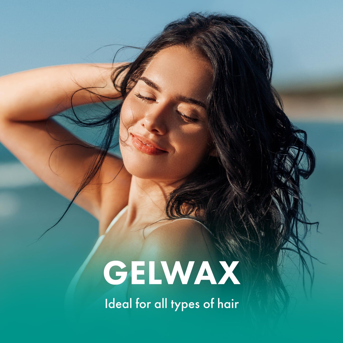 Agave GelWax Flexible Hold Styling Gel with Green Tea, Bamboo and Ginger Extracts, 6.6 fl oz