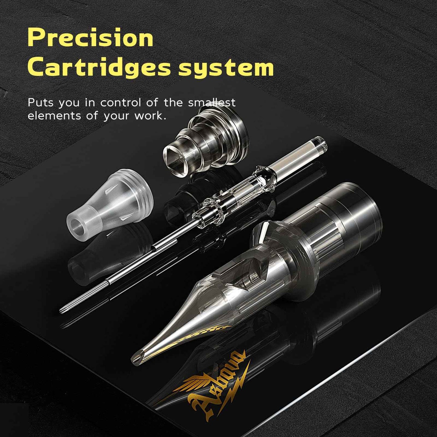 Tattoo Cartridge Needles for tattooing,Box of 24Pcs, Disposable Tattoo Needle (1005RL)