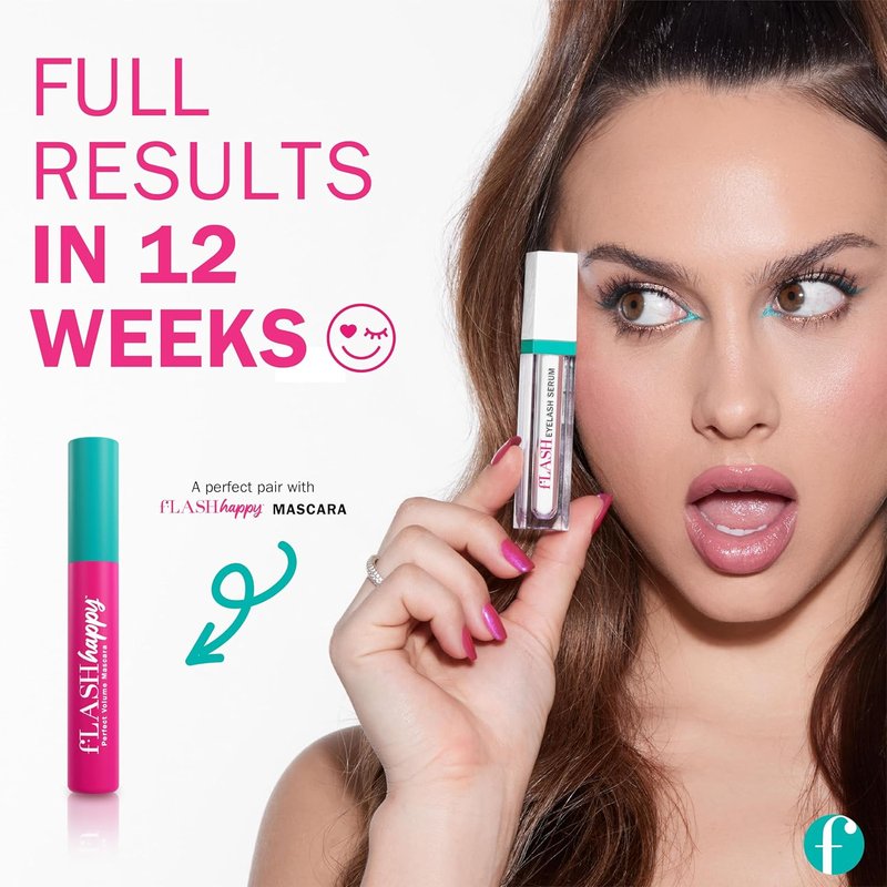 Eyelash Serum Mini for Long-Looking Natural Lashes - Enhances & Strengthens, Travel Size 1mL (0.034 Fl Oz)