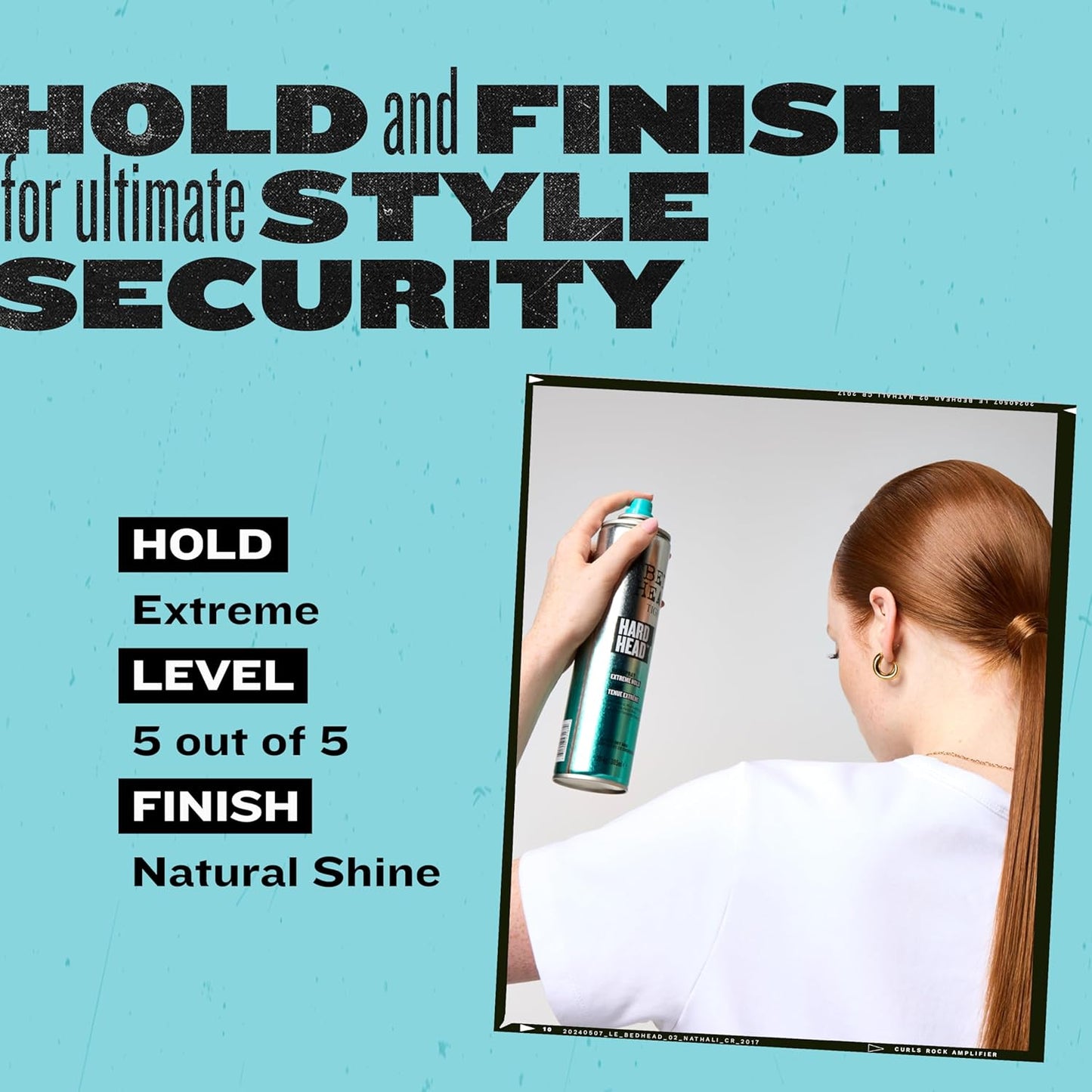 TIGI Bed Head Hard Head Hair Spray - Extra Strong Hold for All Hair Types | 11.7 oz