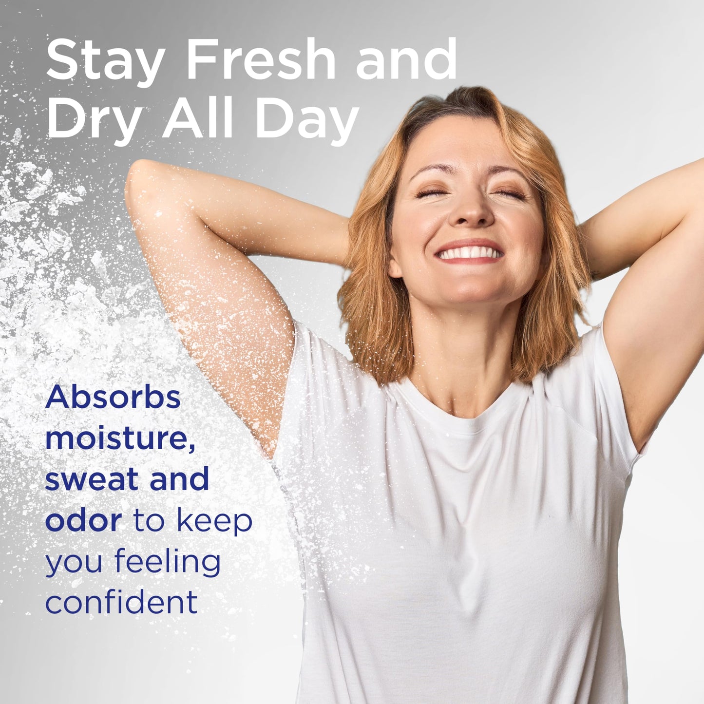 Shower to Shower Morning Fresh Body Powder with Lavender for Men & Women, Talc Free, Sweat Absorbing, Prevents Chafing & Odor, Deodorizing - 13 Ounce (Pack of 4)