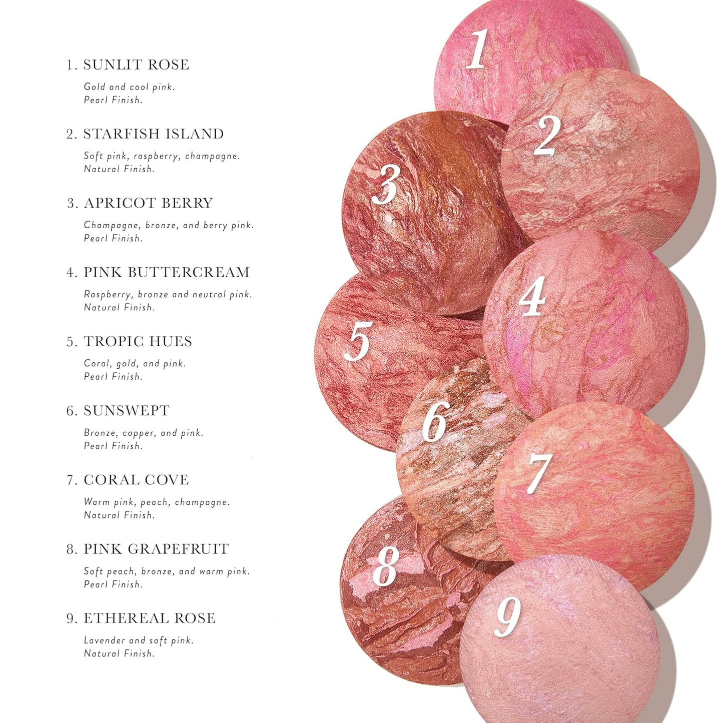 Laura Geller Baked Blush-n-Brighten | Sunlit Rose with Angled Blush Brush Bundle