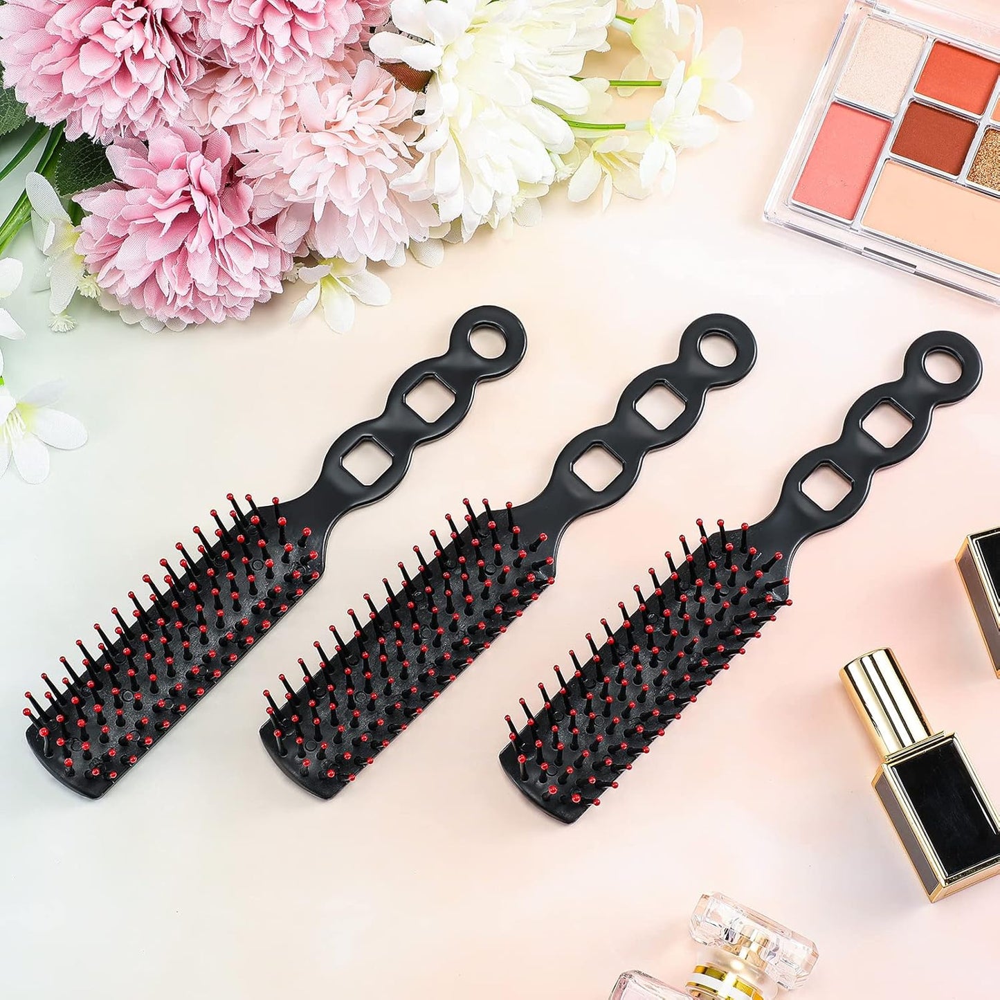 Disposable Hair Brushes - 60 Pcs Anti-Static Bristles for Shelters & Charities | 7.5 x 1.4 Inch