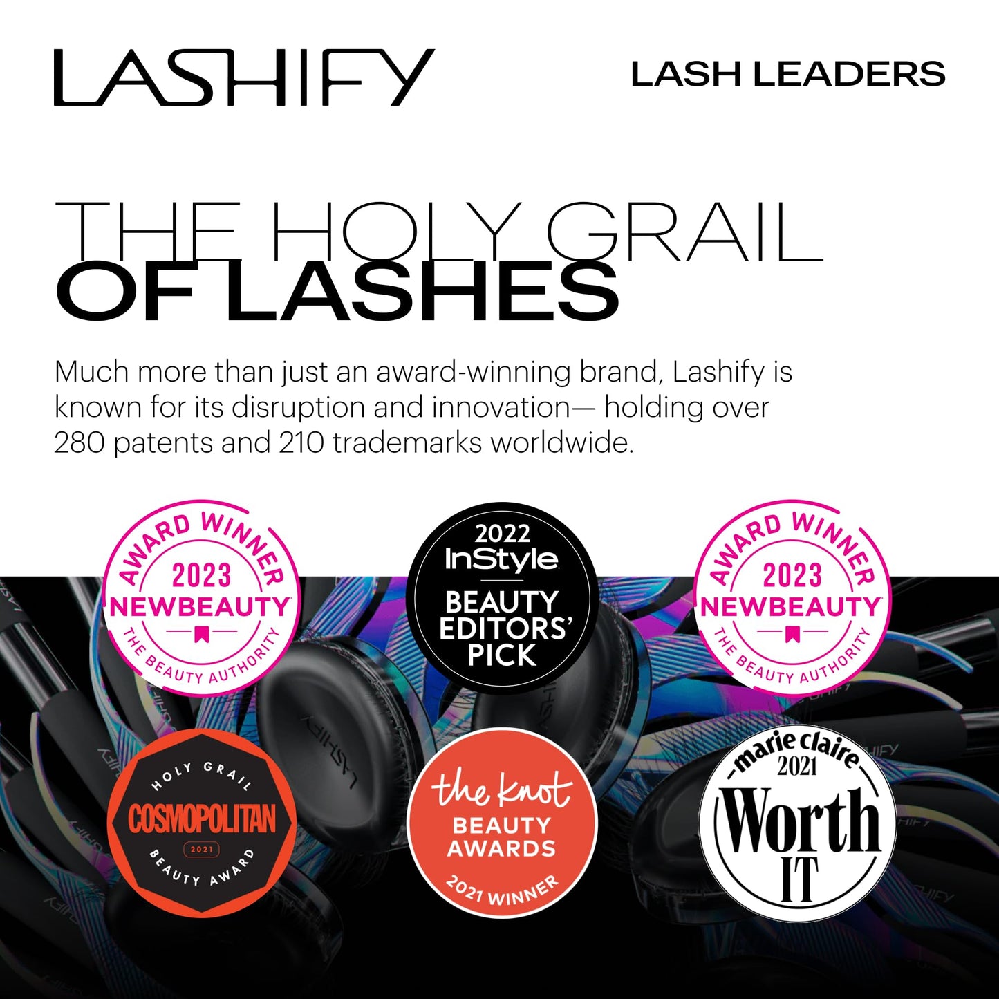 Lashify Star Burst 12mm Gossamer DIY Eyelash Extensions Refill, The Ultimate Multi-Length Multi Layered Lash, Black, Easy False Lashes