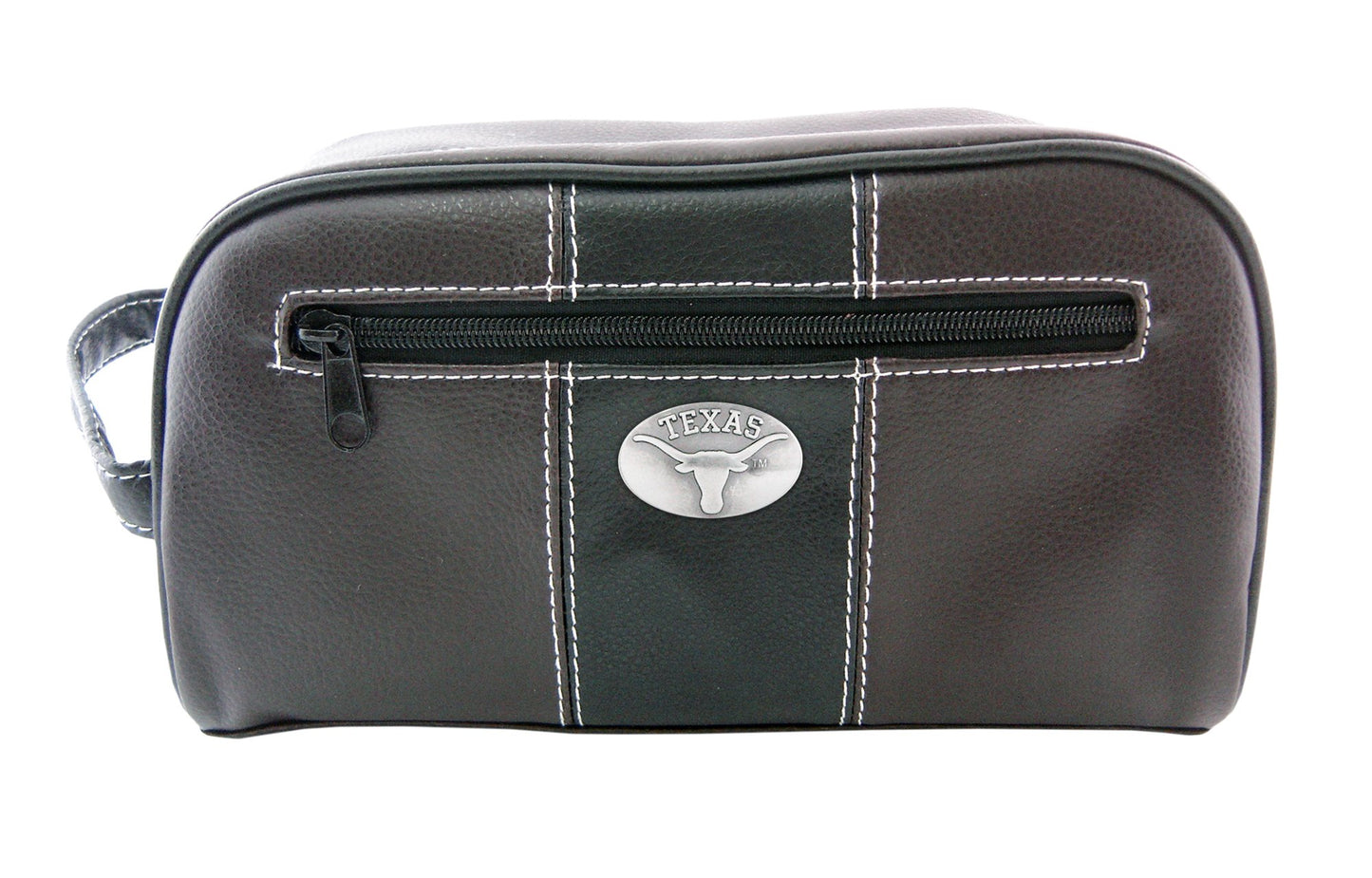NCAA Texas Longhorns Zep-Pro Toiletry Concho Bag, Brown