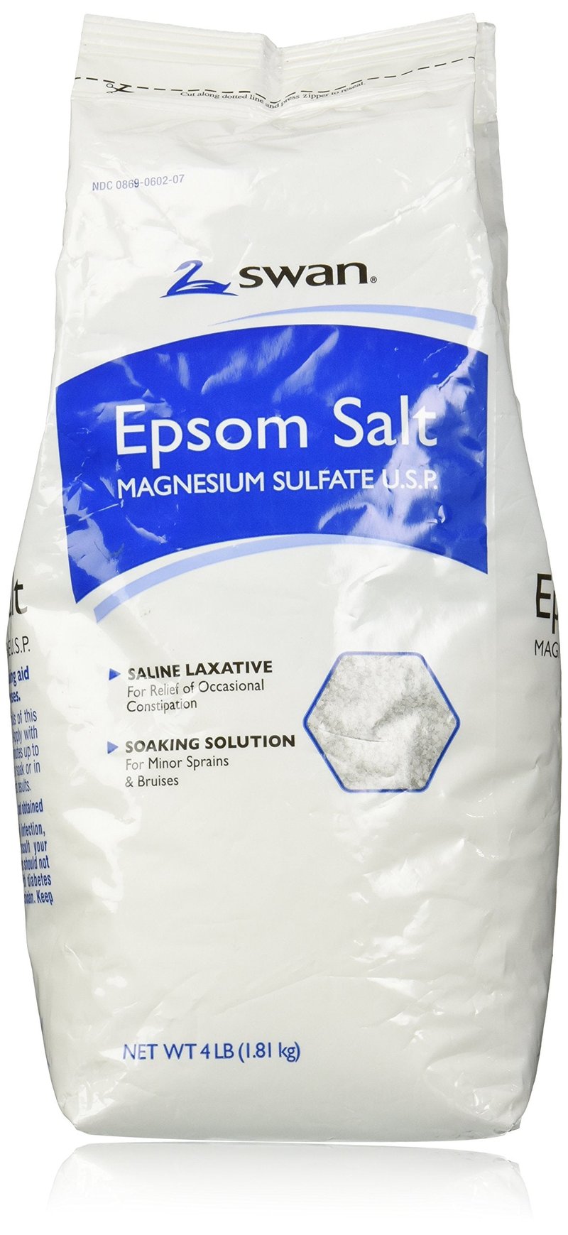 Swan Epsom Salt, 4LB SWAN Epsom Salt (Pack of 2)